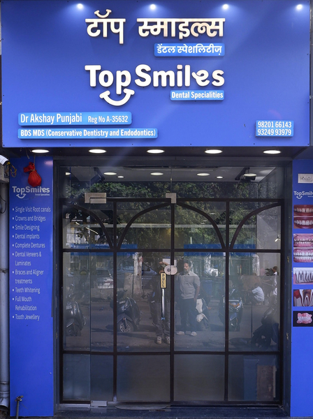 Cover photo of Top Smiles Dental Specialities : Painless Root Canals, Dental Implants, Invisalign, Dentist in Khar - Bandra - Santacruz